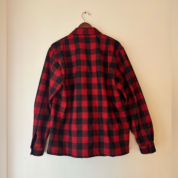 Norse Projects Kyle Wool Shirt Jacket in red plaid - Picture 2 of 13